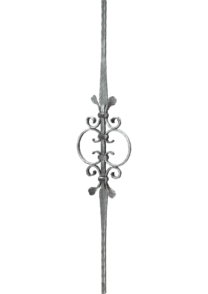 Schmiedeeisen Stab B7602 (▢14mm/1000mm) - Grande Forge