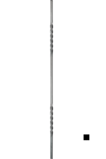 Schmiedeeisen Stab B9206 (▢16mm/1150mm) - Grande Forge