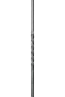 Alternative view of Schmiedeeisen Stab B9206 (▢16mm/1150mm) - Grande Forge