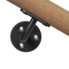 Handlaufträger LH-12 schwarz (pro Box)