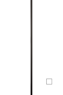Metallische Treppensprosse MV-01-S (▢12,7x970mm)
