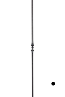 Schmiedeeisen Stäbe S-13 (Ø12mm/±1040mm) - Schmiedeform