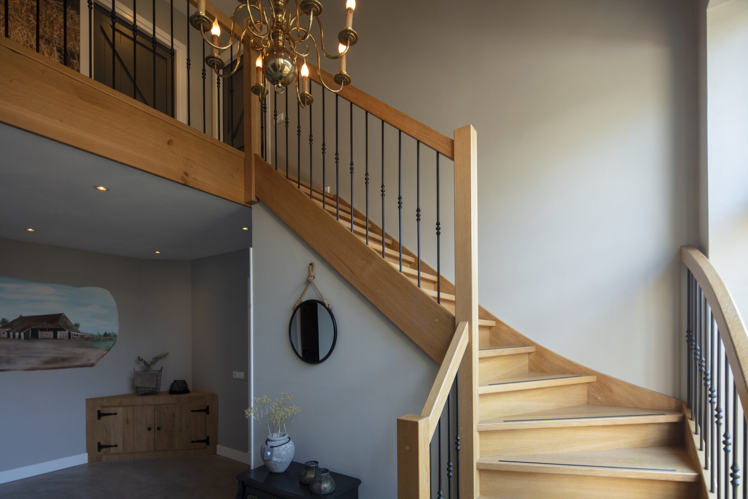 Trap gesmede spijlen